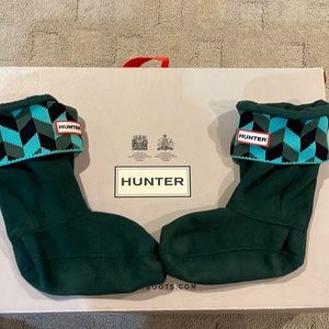 Hunter welly socks for kids boot size large